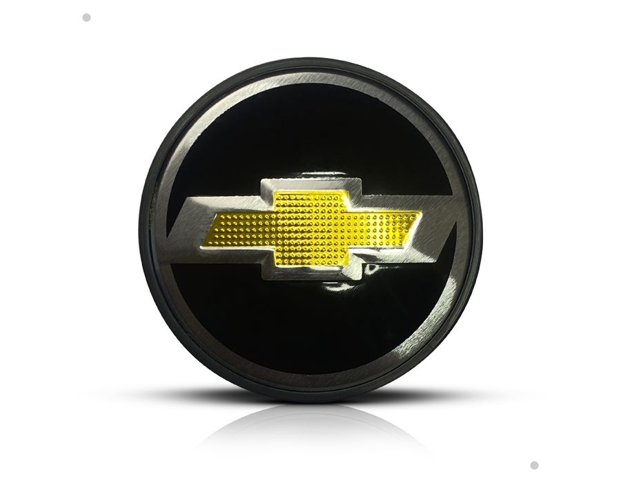 Kit 4 Calotinhas GM Vectra Elite Preto Com Dourado – Encaixe Original, Alta Durabilidade e Visual Sofisticado