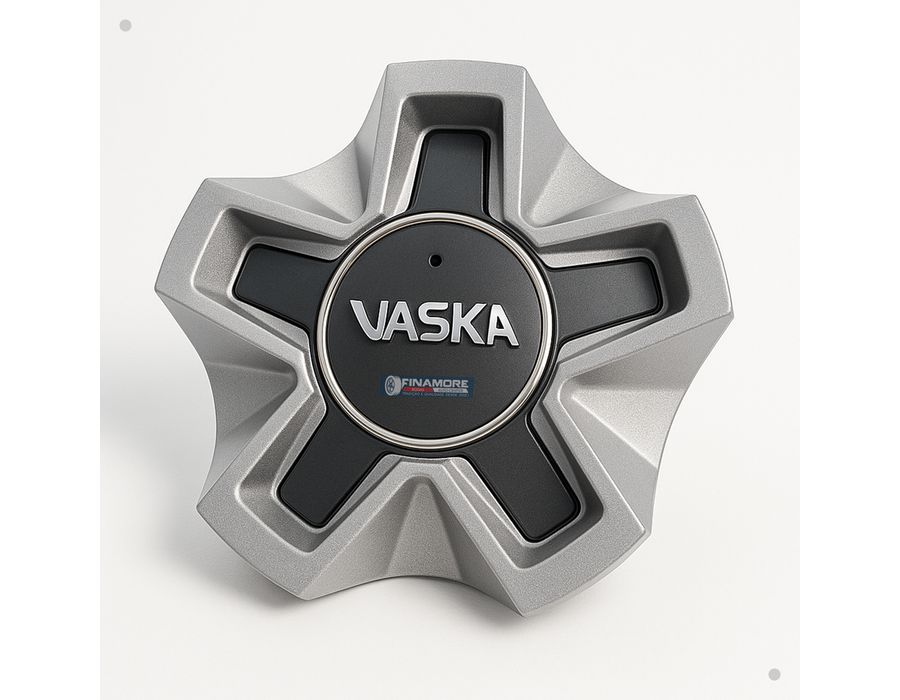 Kit 4 Calotas Vaska VK280 Prata com Emblema Cromado – Encaixe Seguro e Estilo Premium