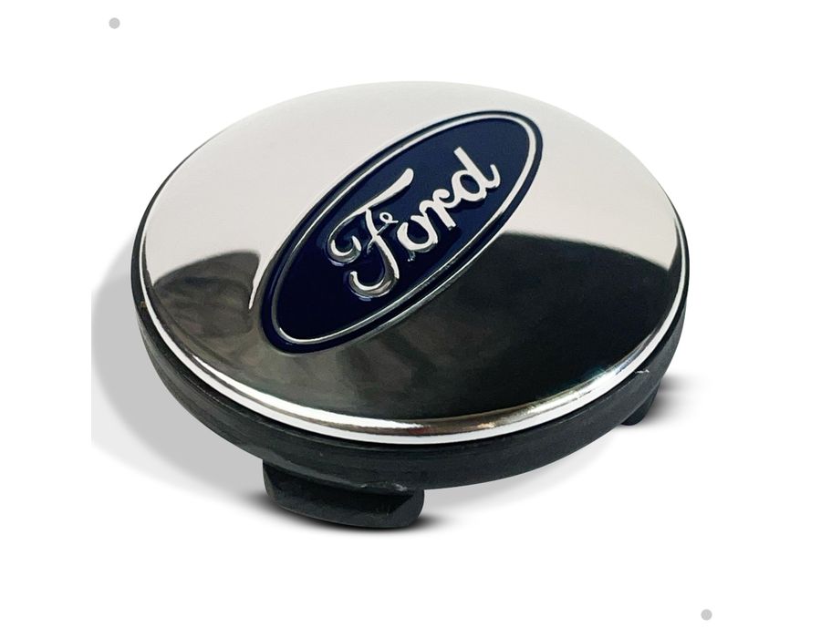 Kit 4 Calotinhas Centro de Roda Ford Prata – Encaixe Perfeito + Estilo Original nas Rodas