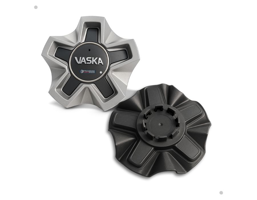 Kit 4 Calotas Vaska VK280 Prata com Emblema Cromado – Encaixe Seguro e Estilo Premium