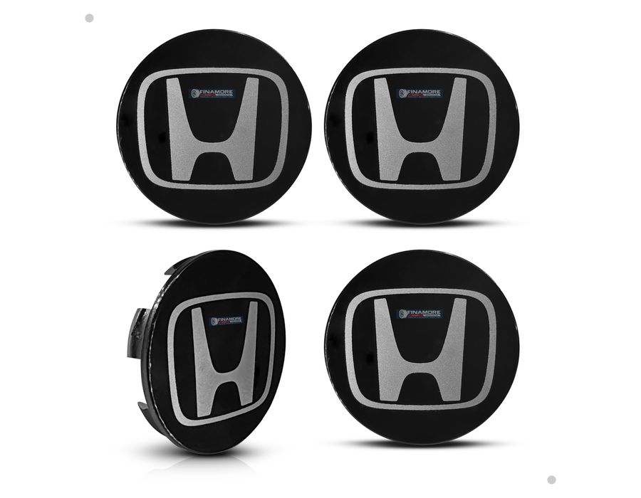 Kit 4 Calotinhas Honda HR-V Preto – Encaixe Perfeito nas Rodas Originais