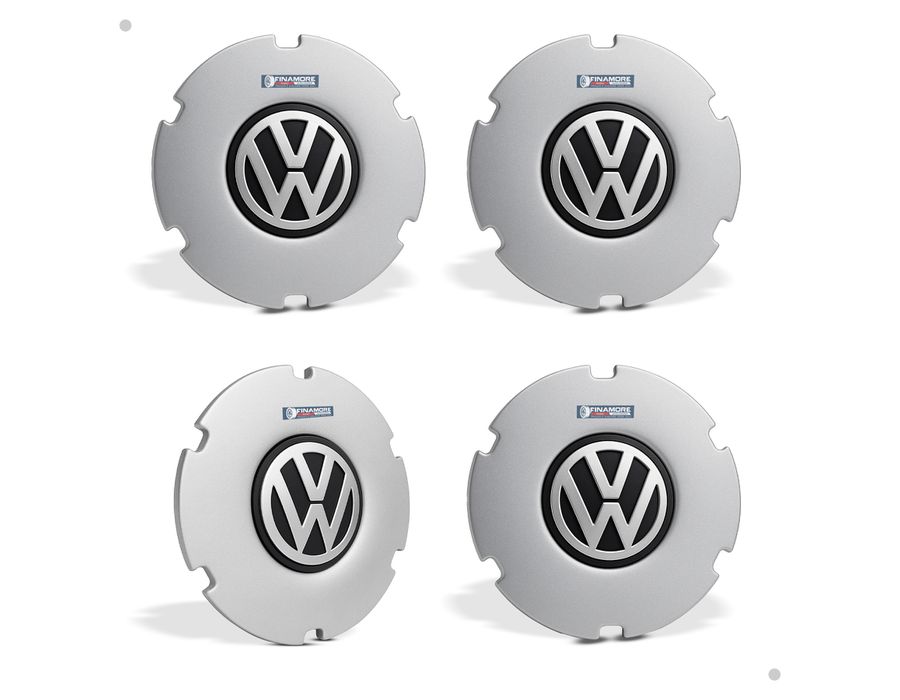 Kit 4 Calotas Miolo de Roda Gol Rallye/Surf G3/Saveiro – Aro 14/15 Prata