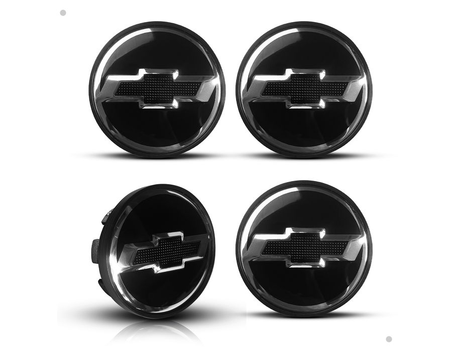 Kit 4 Calotinhas GM Vectra Elite Preto Camaro – Acabamento Esportivo com Encaixe Original