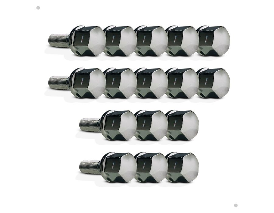 Kit 4 Parafusos Multi Cromados Longos – Ideal para VW - Gol, Saveiro, Voyage, Santana e Passat