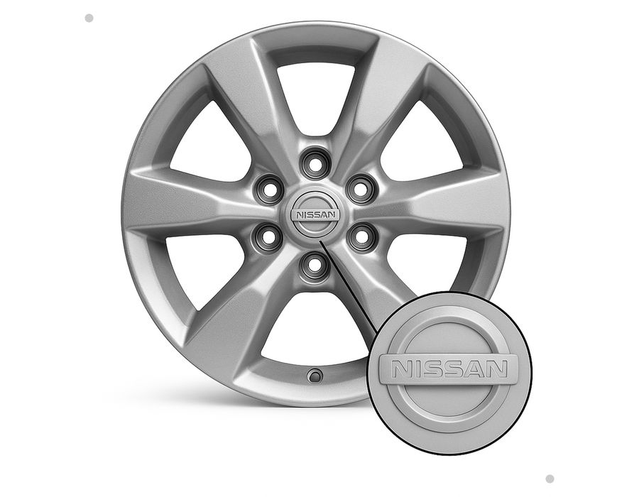 Kit 4 Calotinhas Nissan Frontier Attack Prata – Encaixe Perfeito e Estilo Original