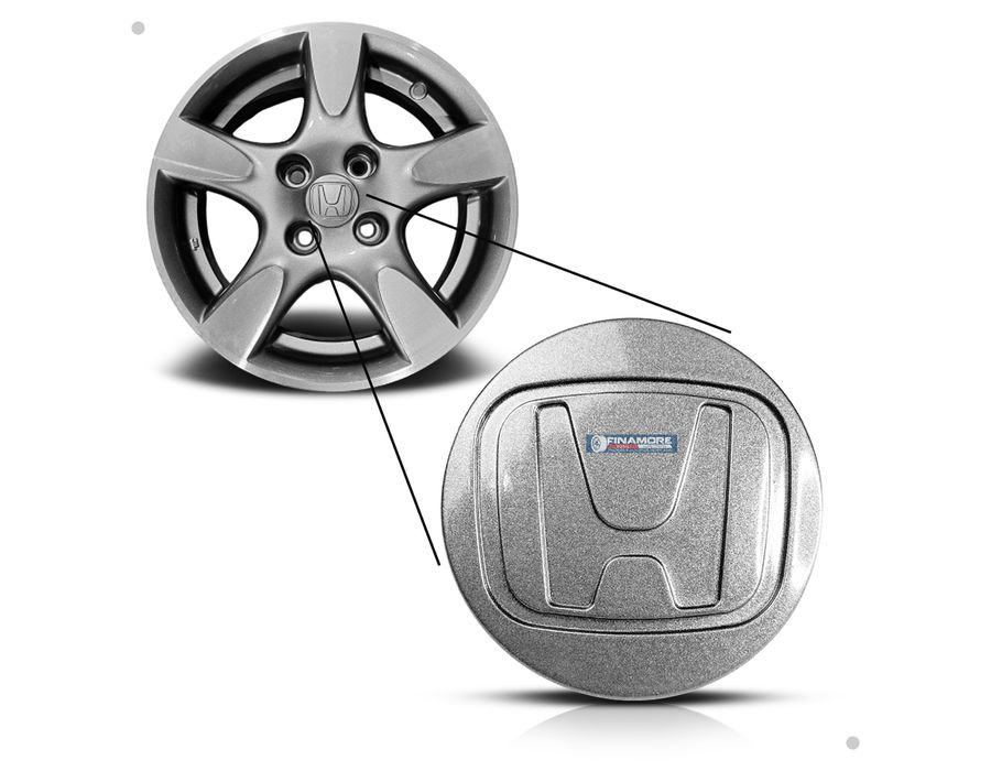 Kit 40 Jogos Calotinhas Roda Honda City Fit WR-V Prata – Encaixe Perfeito + Visual Original Restaurado