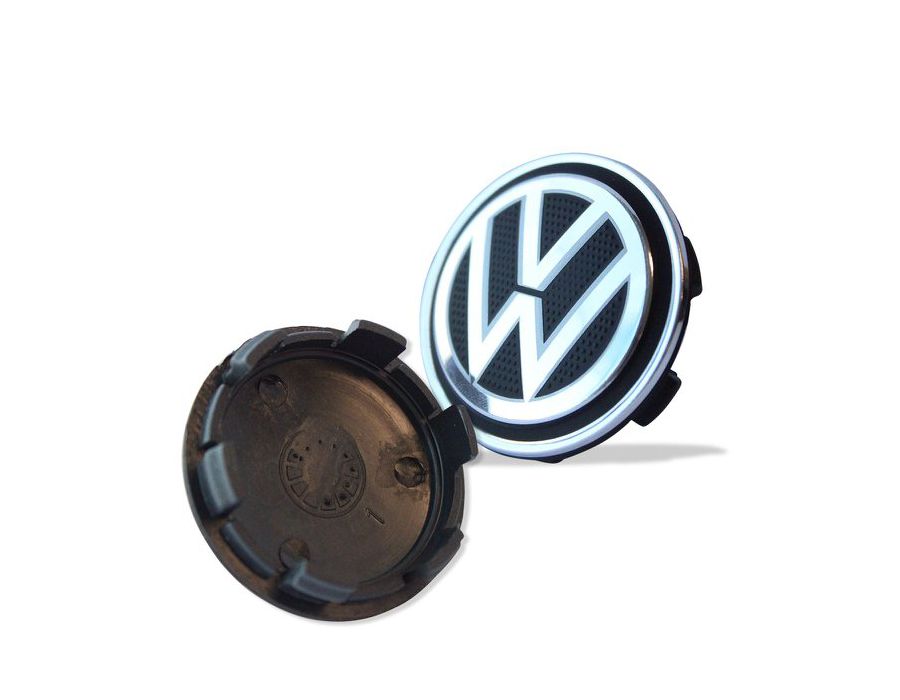 Kit 4 Calotinhas Centro de Roda VW Gol G6 – Encaixe Krmai/Wsw + Visual Renovado nas Rodas