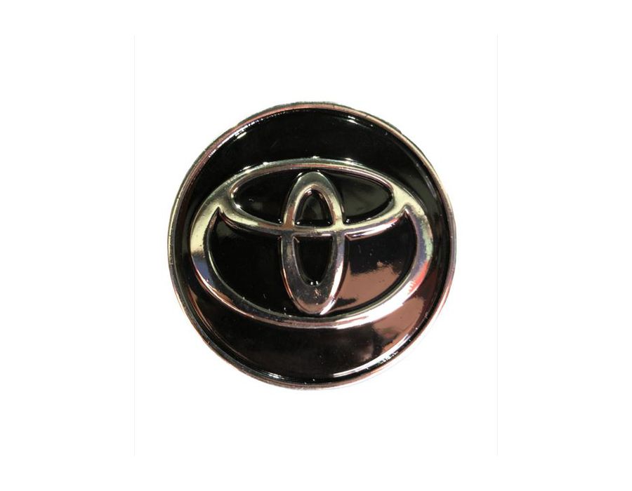 Kit 4 Calotinhas Centro de Roda Toyota Corolla Prius Yaris – Encaixe Firme + Visual Original Preto