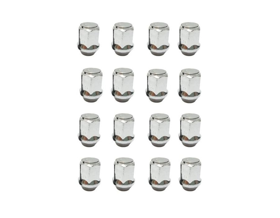 Kit 16 Porcas Cromadas Toyota Corolla – Rodas de Liga Leve com Acabamento Original