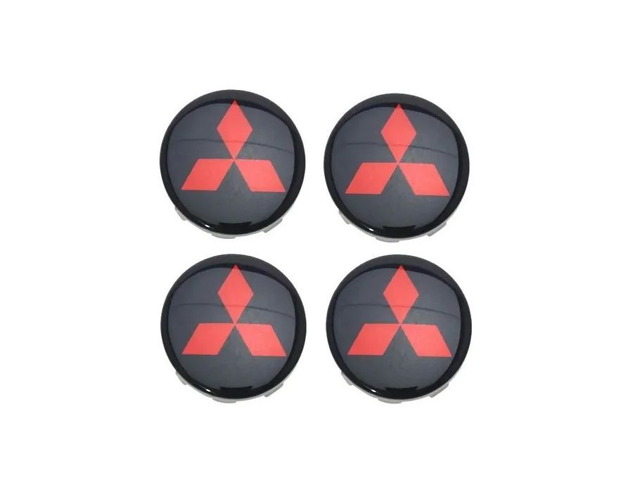 KIT 4 CALOTINHA MITSUBISHI TRITON PRETO C/ CROMADO