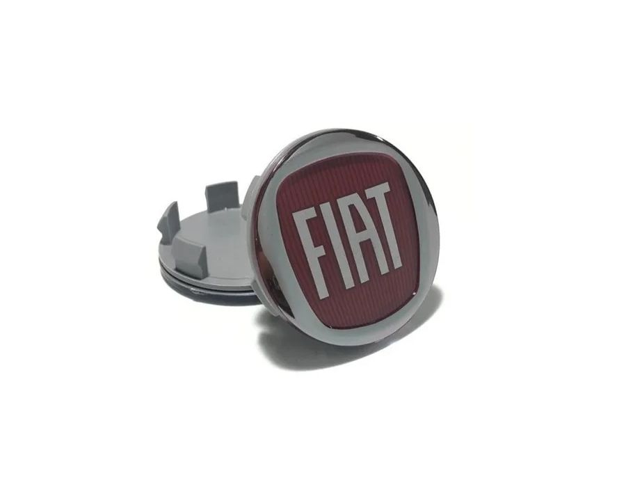 KIT 4 CALOTINHA FIAT TORO VERMELHO