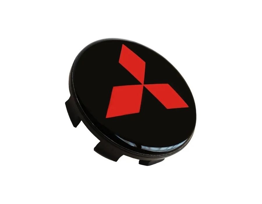 KIT 4 CALOTINHA MITSUBISHI TRITON PRETO C/ VERMELHO