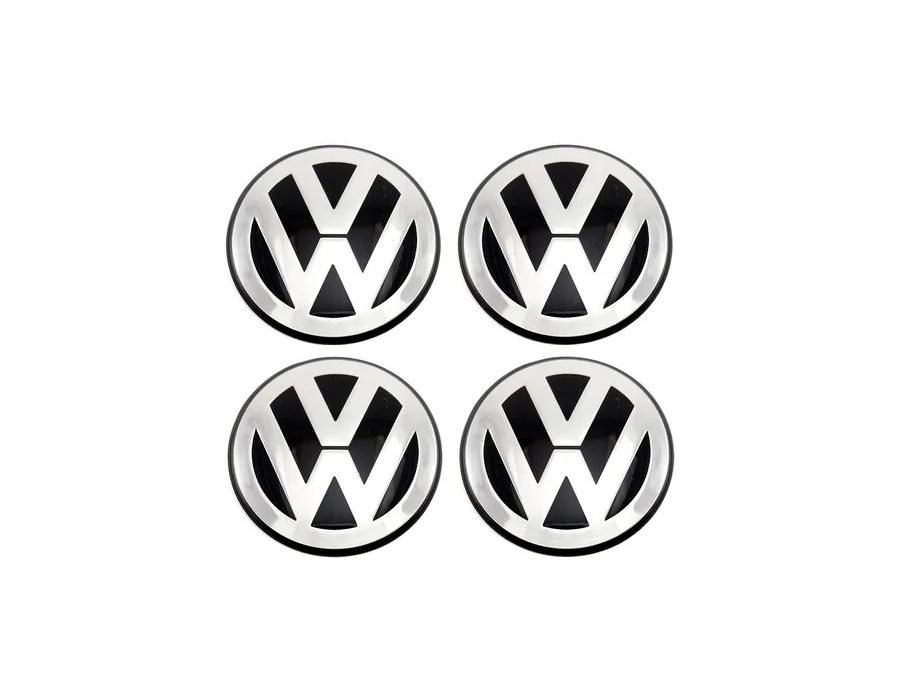 KIT 4 EMBLEMA VW 51MM
