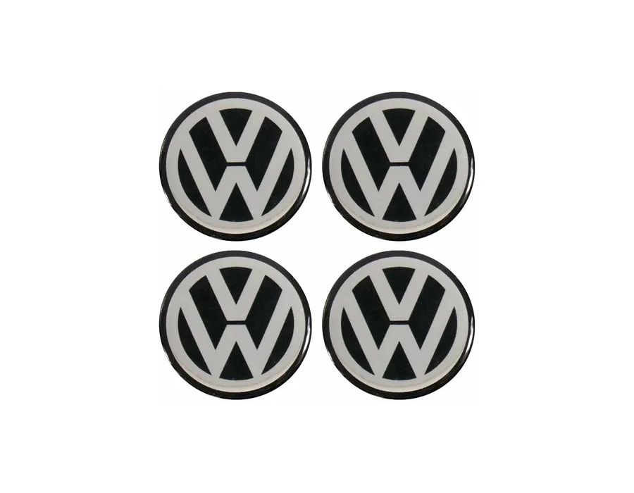 KIT 4 EMBLEMA VW 51MM