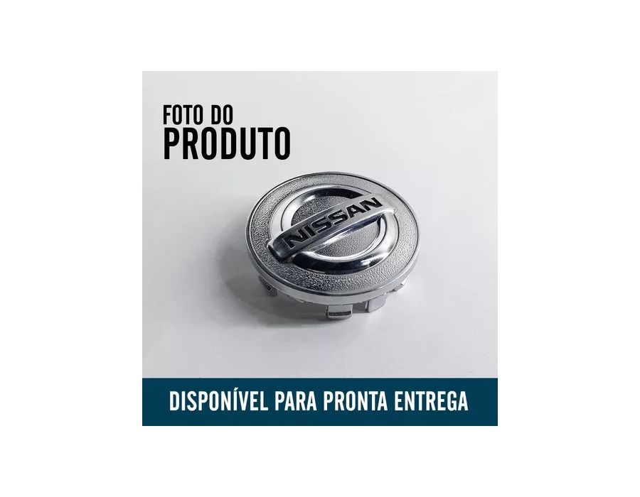 Kit 4 Calotinhas Centro de Roda Nissan – Visual Cromado + Acabamento Premium para Sentra, Tiida, Livina e March