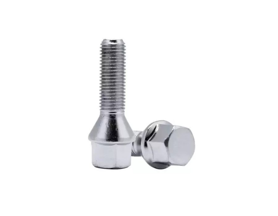 Kit 20 Parafusos Cromados VW Golf, Polo, T-Cross – Alta Fixação e Visual Premium