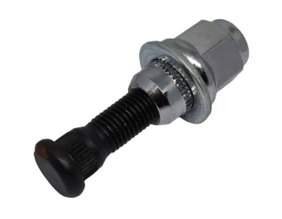 Kit 4 Prisioneiros + 4 Porcas Corolla com Arruela – Fixação Segura e Visual Cromado Premium