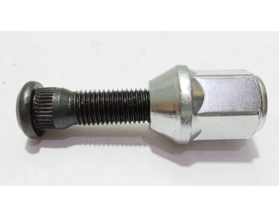 Kit 4 Prisioneiros + 4 Porcas Corolla com Arruela – Fixação Segura e Visual Cromado Premium