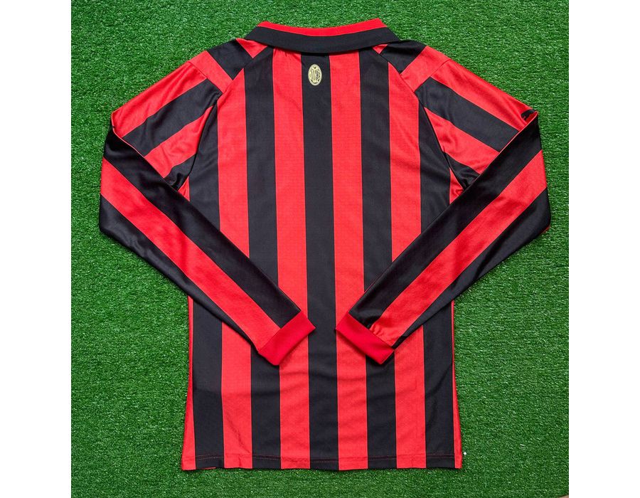 Camisa Manga Longa AC Milan 125 Anos Edição Comemorativa 24/25 ...