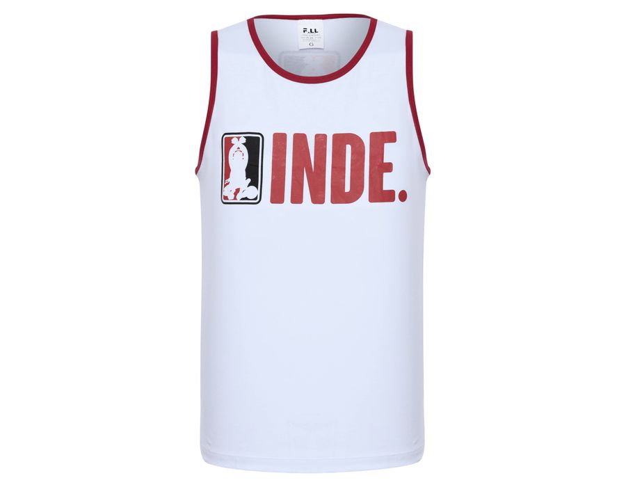 Camiseta Regata Branca "INDE."