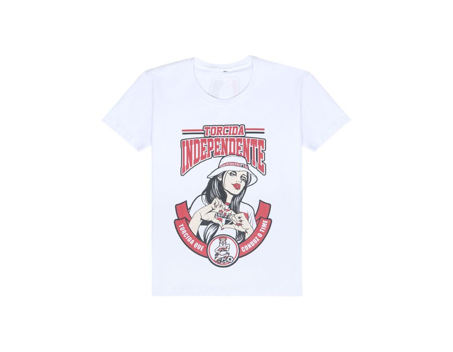 Camiseta Mulher Sinal de Coração TORCIDA INDEPENDENTE