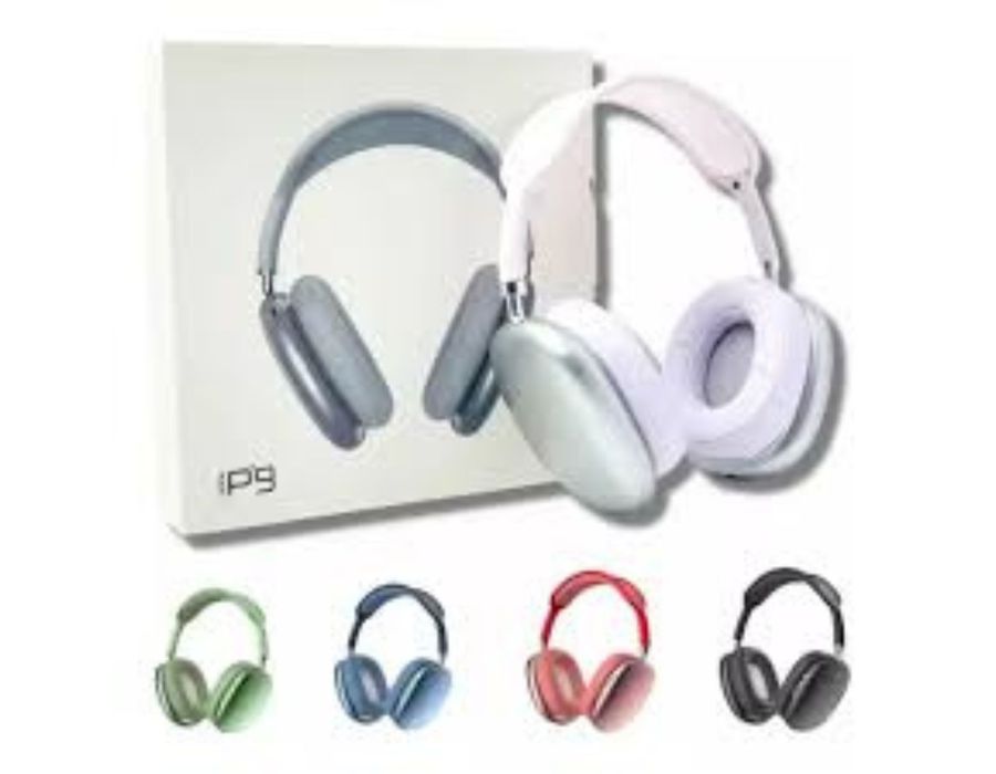 P9 Air Bluetooth Music Fone de Ouvido Estéreo Sem Fio Com Microfone Hifi Max