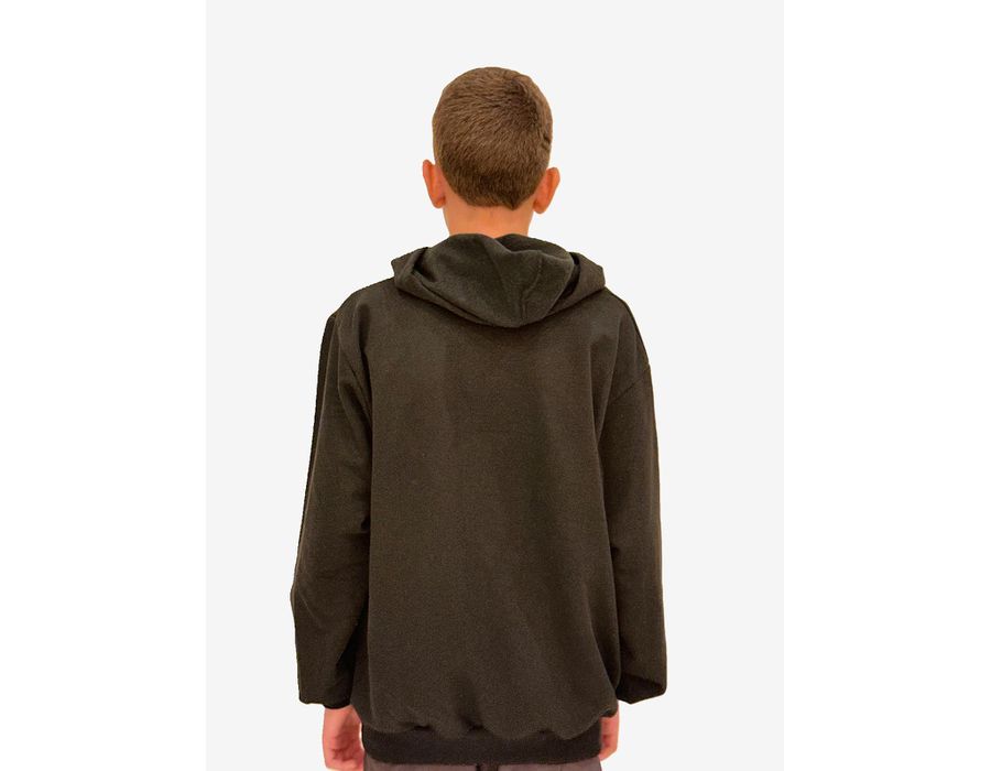 Moletom Masculino Preto Canguru Com Capuz