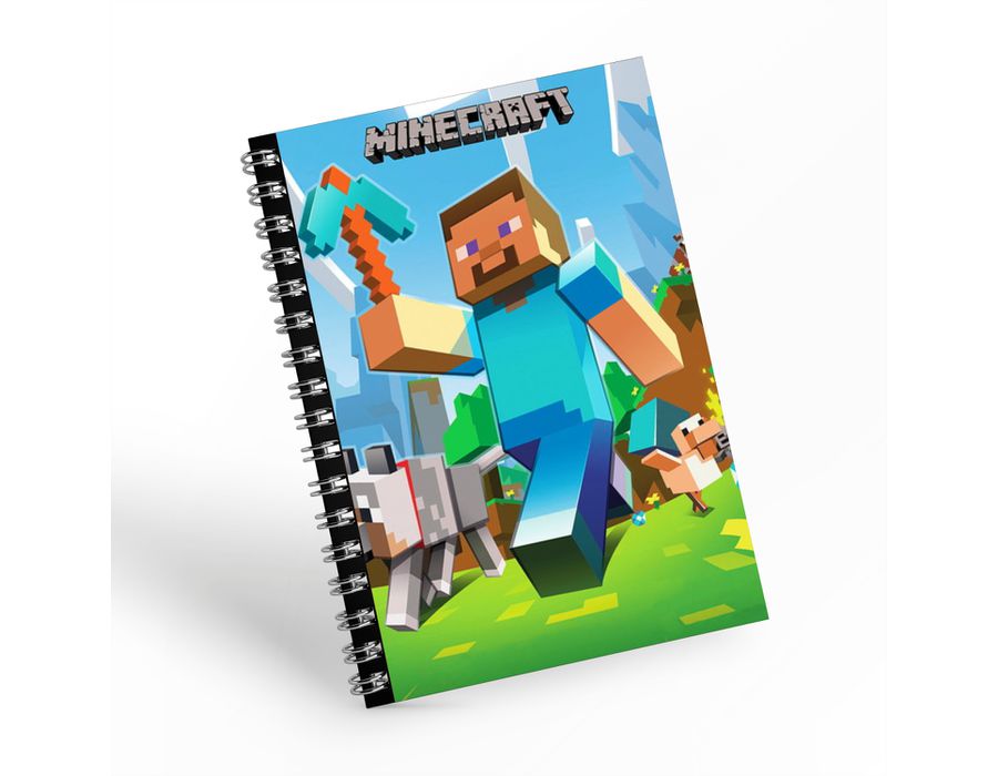 ADESIVO DE CADERNO MINECRAFT | KRadesivos