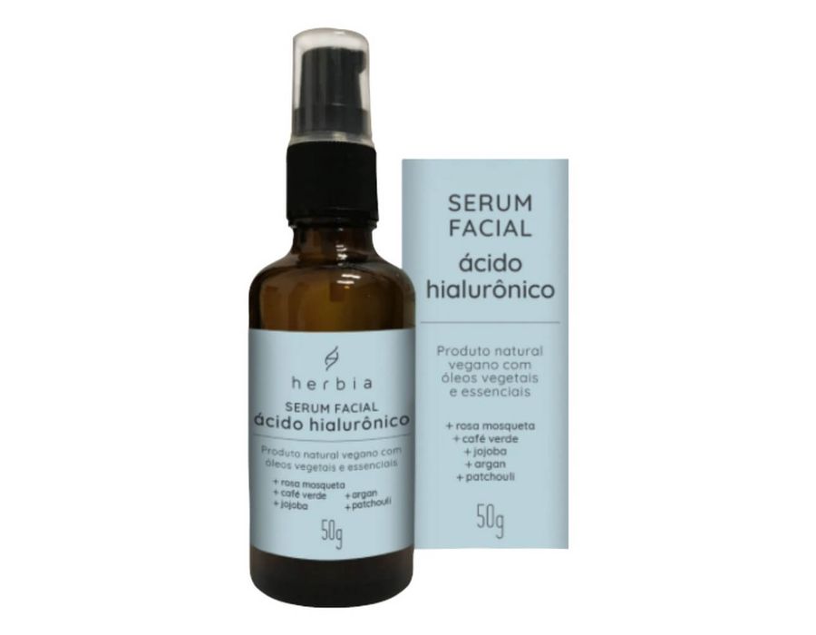 Sérum Facial Natural com Ácido Hialurônico Herbia 50g