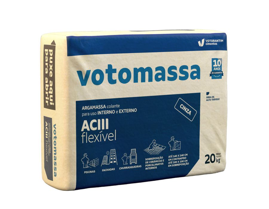 Argamassa ACIII Flexível Votomassa 20kg