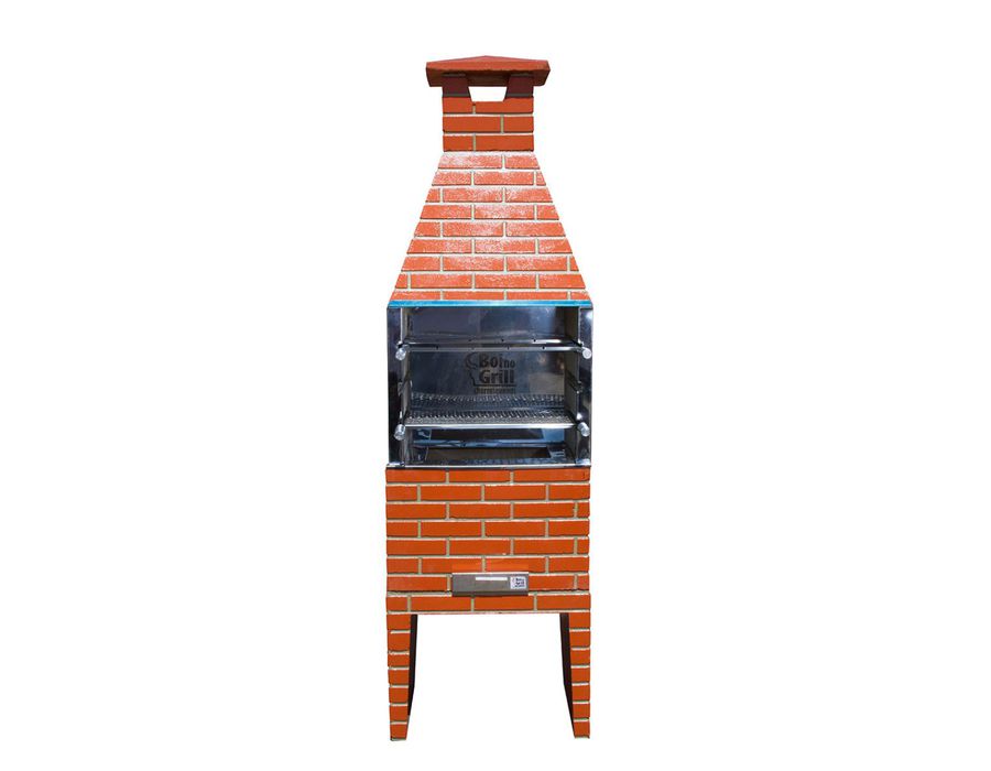 Churrasqueira Tijolinho Pintada 65cm