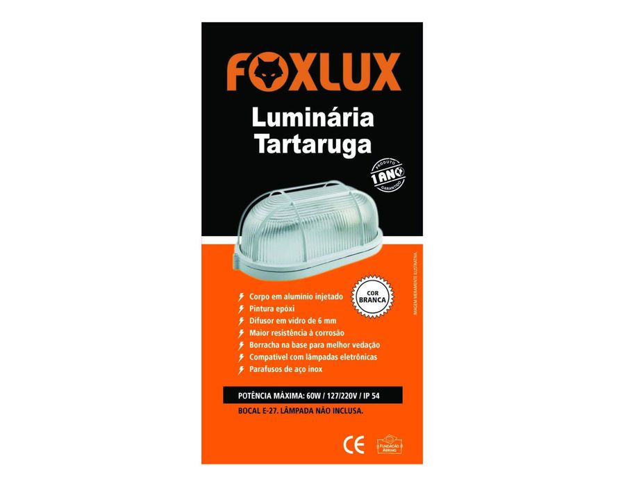 Luminária Tartaruga Alumínio 