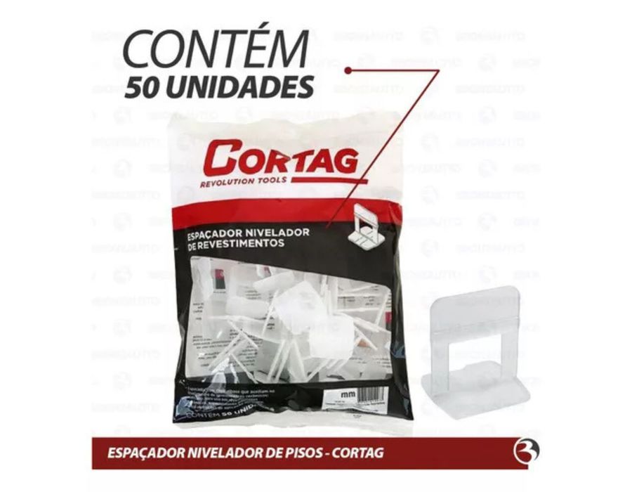 Espaçador Nivelador 1.0mm Com 50un