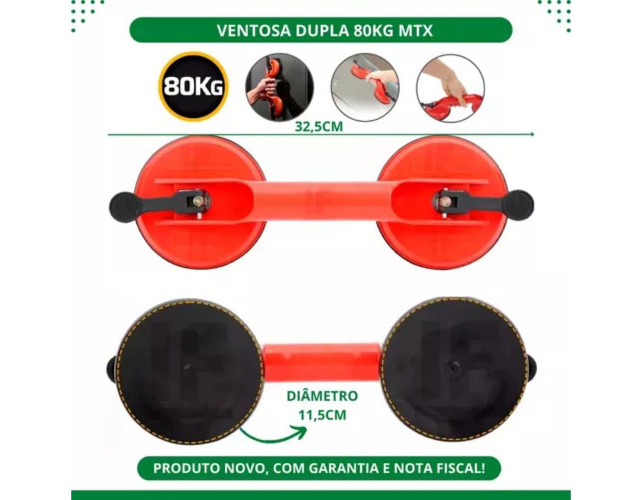 Ventosa Dupla Para Piso