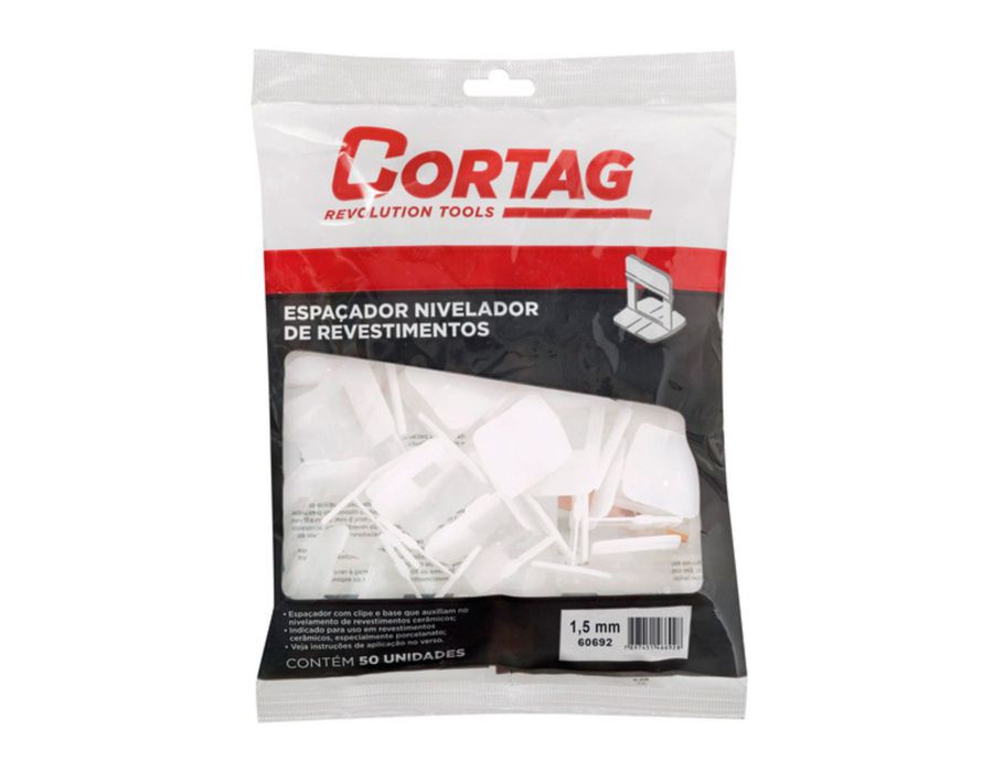 Espaçador Nivelador 1.5mm Com 50un