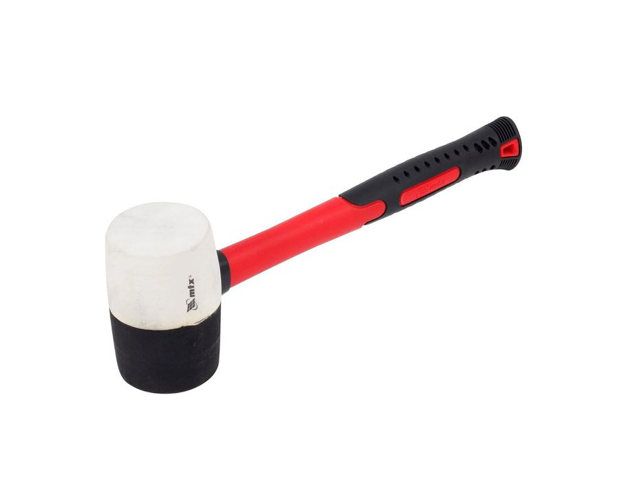 Martelo Borracha 450g Preto/Branco