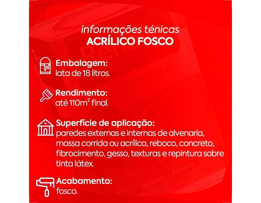 Tinta Latex 18l Branco Fosco