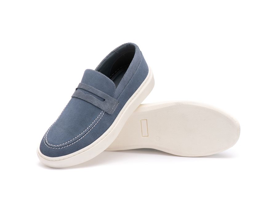 Sapato Masculino Casual Loafer Dublin em Camurça Moon