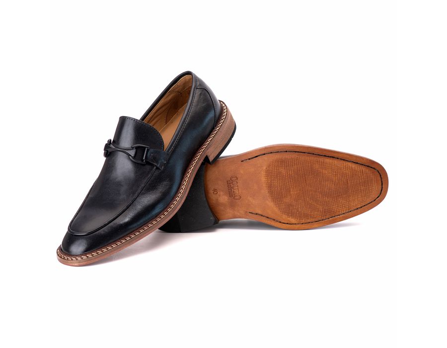 Sapato Masculino Loafer Nápoles em Couro Naturaly Preto