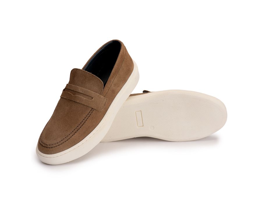 Sapato Masculino Casual Loafer Dublin em Camurça Rato