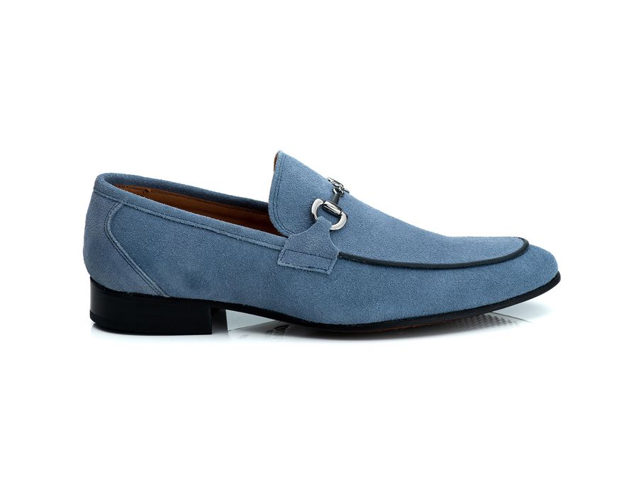 Mocassim Masculino Italiano Zara em Camurça Moon