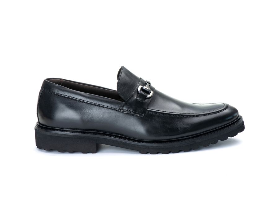 Sapato Masculino Loafer Athenas em Couro Naturaly Preto