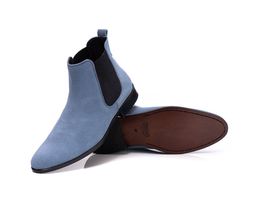 Bota Chelsea Masculina Alabama em Camurça Moon