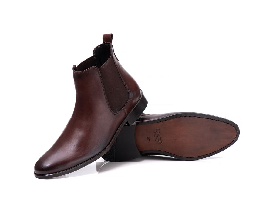 Bota Chelsea Masculina Alabama Naturaly Pinhão