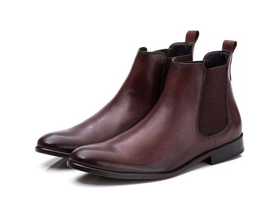Bota Chelsea Masculina Alabama Naturaly Pinhão
