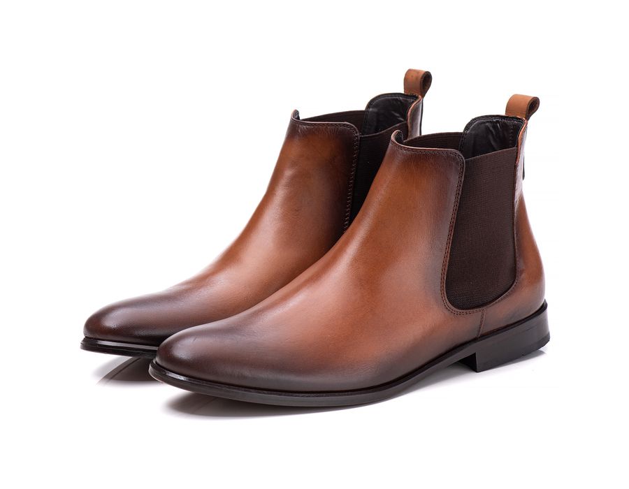 Bota Chelsea Masculina Alabama Naturaly Caramelo