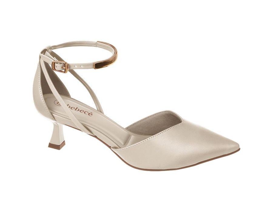 Scarpin Silvana OFF WHITE - 0008340002 - Morena Brasil Shoes