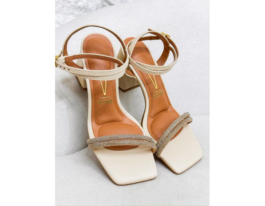 Sandalia Lidia BEGE - 0009260008 - Morena Brasil Shoes