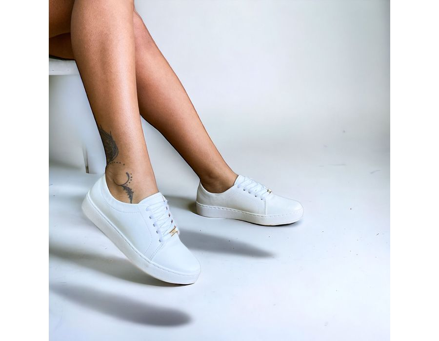 TÊNIS ELLA BRANCO - 0000430014 - Morena Brasil Shoes
