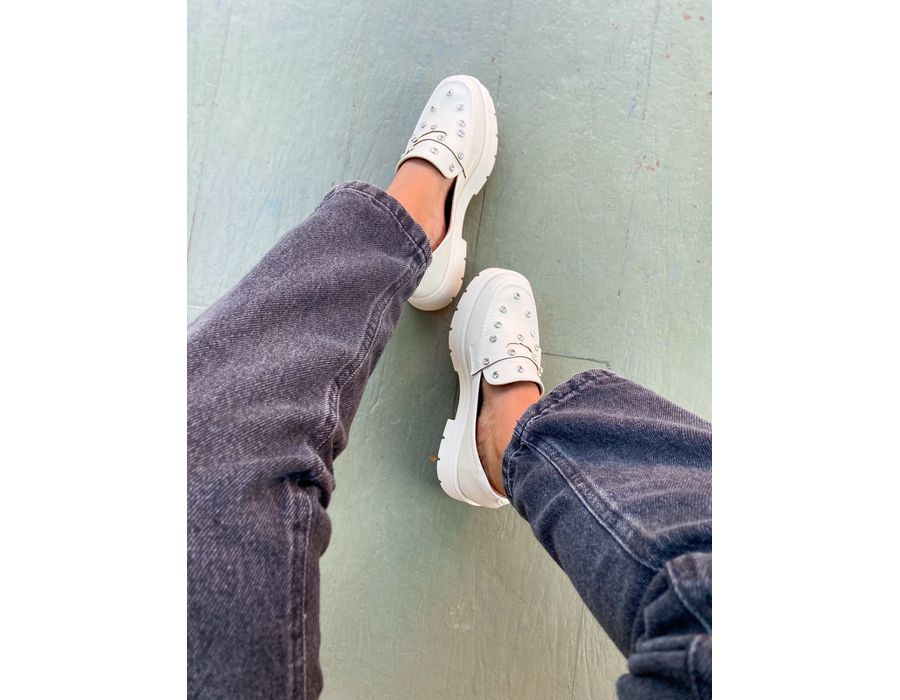 MOCASSIM NATALIA OFF WHITE - 0004120002 - Morena Brasil Shoes